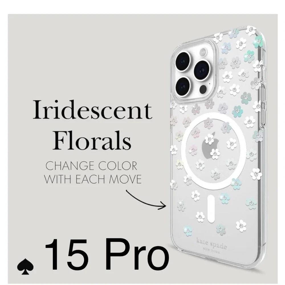 kate spade Protective Hard Shell case iphone 15 pro‎